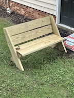 Outdoor bench second 3